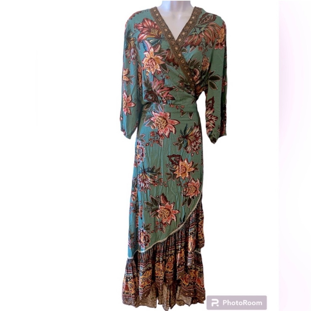 Farm Rio wrap dress